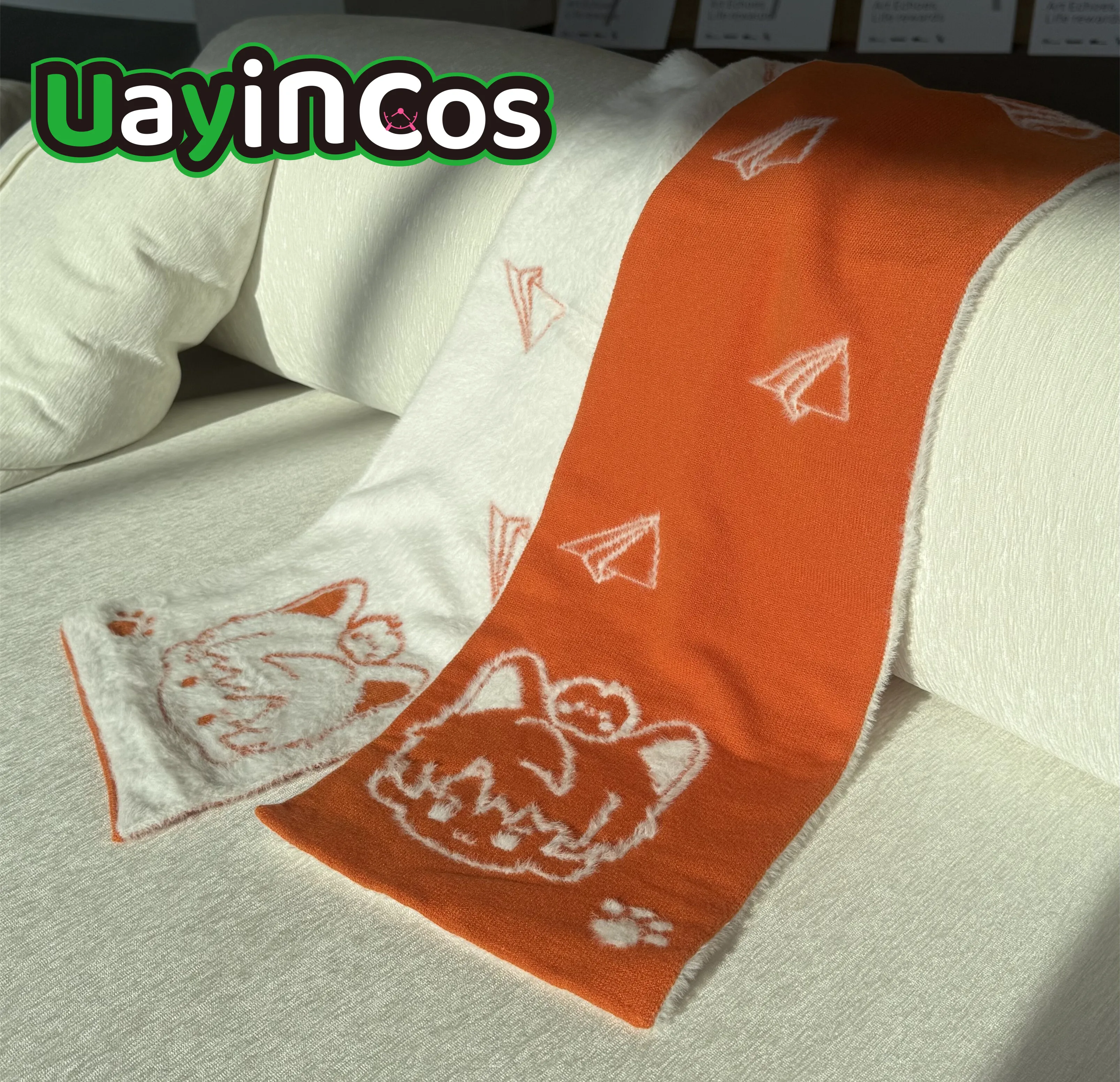 

In Stock Scarf Love and Deepspace Double Sided Color Sylus Caleb Warm Winter Scarf Outdoor Neck Cover Scarf Anime Game Kids Gi