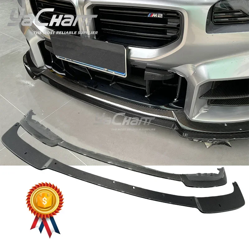 

Car-Styling Dry Carbon Fiber DCF Front Upper Lip & Front Lower Lip Fit For 2023-2024 G87 M2