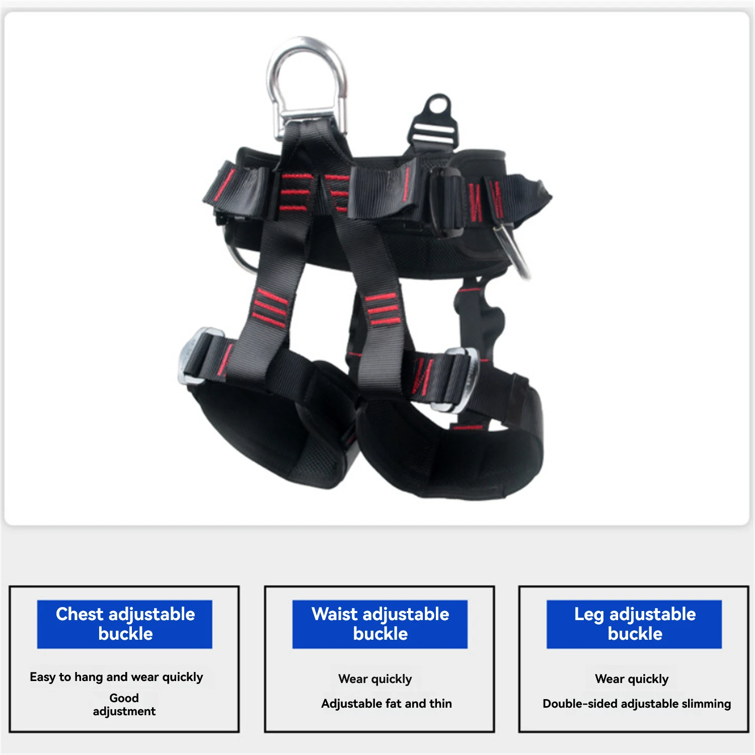 Outdoor Harness Adjustable cli - огляд і ціна Harness Climbing Adjustable