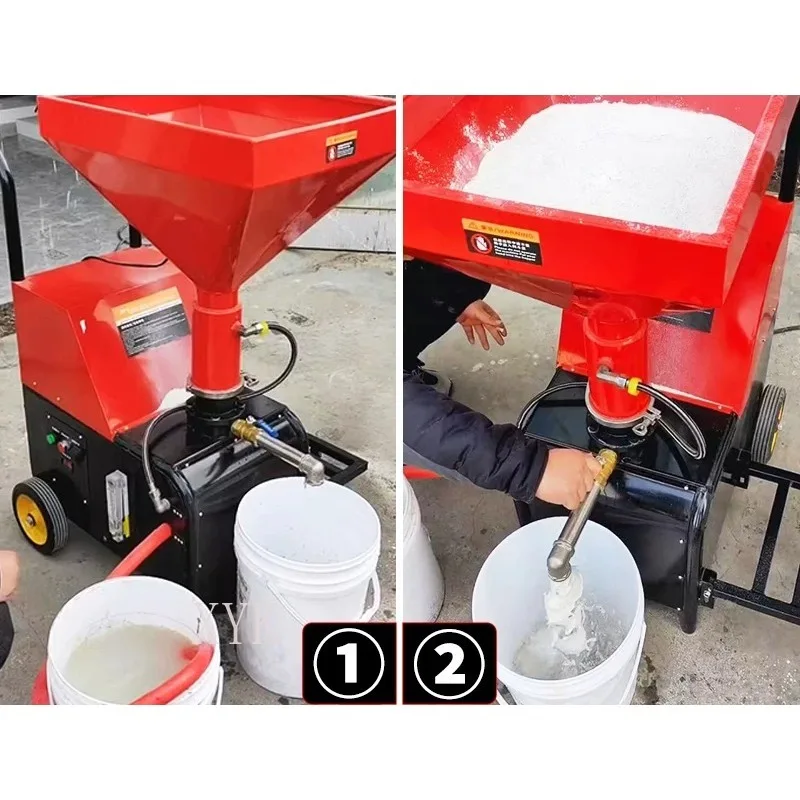 Multifunctional Putty Powder Grinding All in One Machine Inner Outer Wall Automatic Large Flow Engineering Mixing Tool view 6