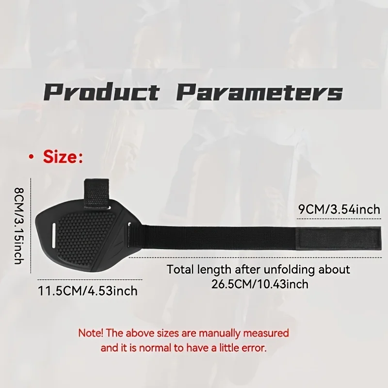Motorcycle Gear Shift Pad Rubber Shoe Protection Cover for Most Shoe Sizes, Anti Slip Wear Resistant Gear Lever Shoe Protector