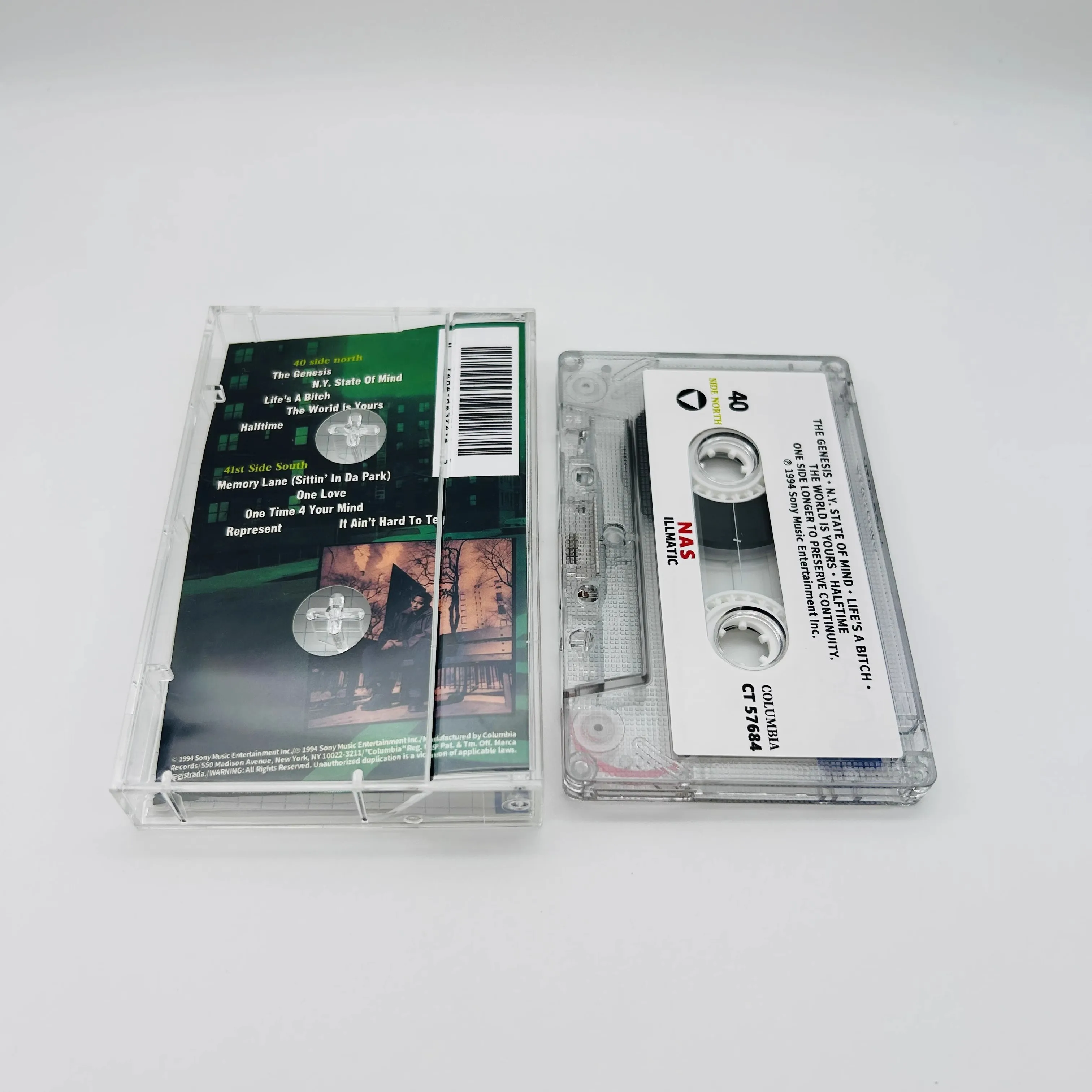 Rap Dara Jones Nas 음악 테이프 Illmatic 앨범 Life's A Bitch 카세트 코스프레 워크맨 레코더 자동차 사운드 트랙 박스 파티 음악 썸네일 3