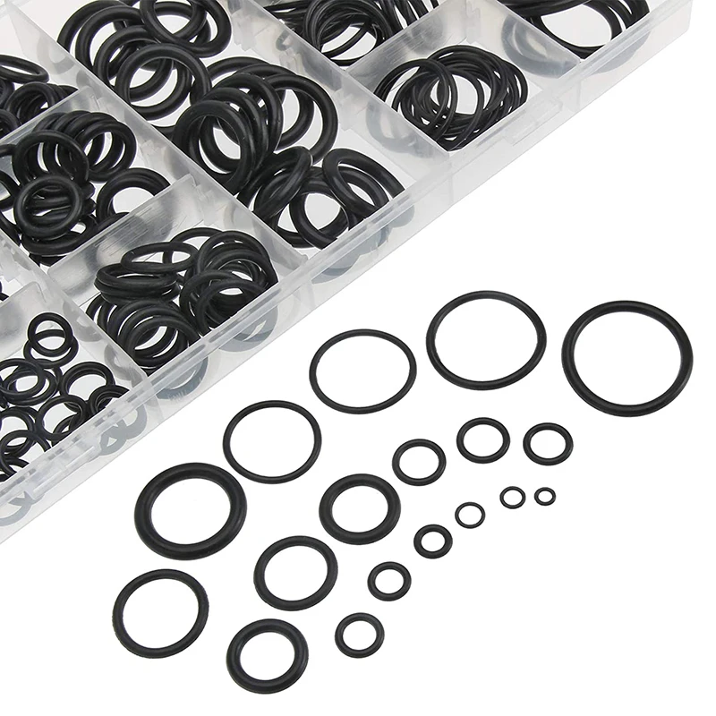 500Pcs 18 Maten M3-M20 Universele Auto Airconditioning O-ringen Auto Reparatie Tools Compressor Rubber Ringen Kit Auto Accessoires