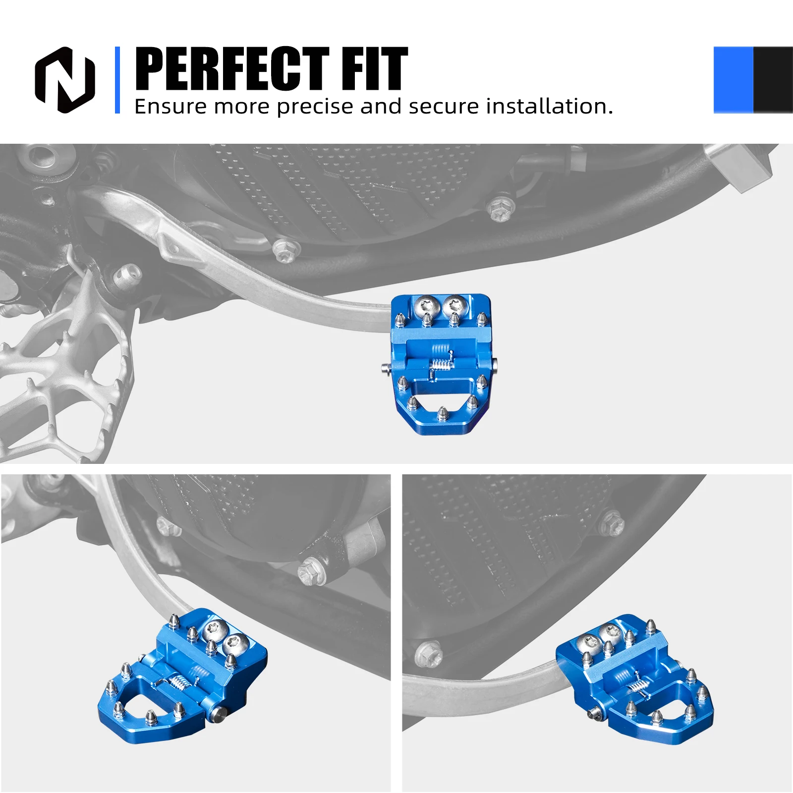 NICECNC Für KTM EXC 300 TPi EXCF 350 SX 125 SXF 450 XCW 500XC 300XCF 350EXC 250SXF 250 6D 2017-2024 Klappbare Bremspedalspitze – Detail 19