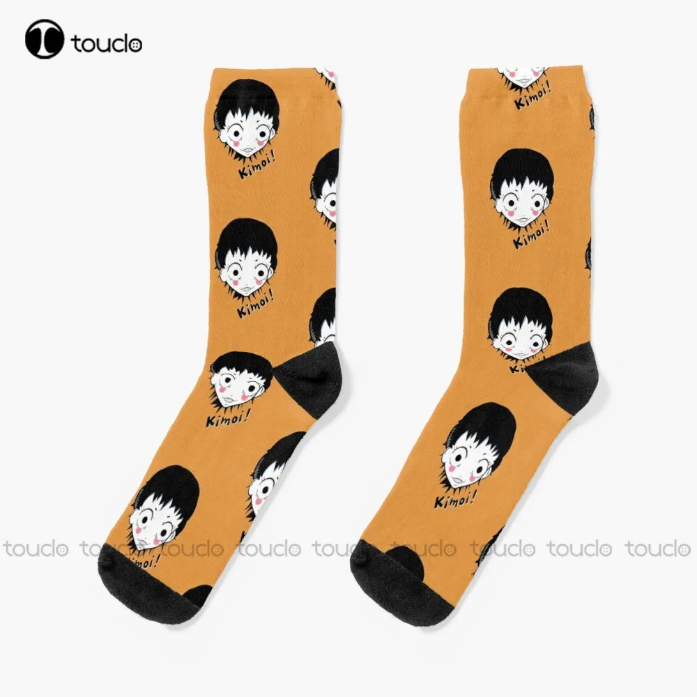 Midousuji Akira Socks Winter Socks For Men Street Skateboard Socks 360° Digital Print Comfortable Best Girls Sports Funny Gift