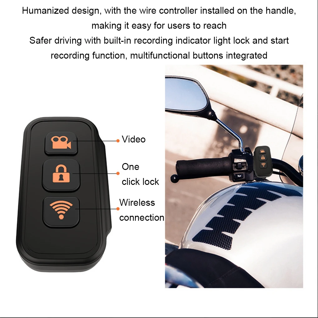 Kamera Helm Full HD 2K WiFi Dual UHD Wearable Sepeda Motor Aksi Cam Tahan Air DVR Dash Cam Vlog Perekam Video
