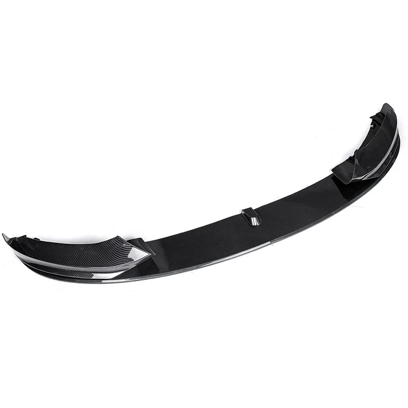 Für BMW 4er F32 F33 F36 420i 430i 420d M440i 2014-2020 4 Stück Frontstoßstangenlippe ABS glänzend schwarz oder Carbonfaser-Look Spoiler – Detail 5