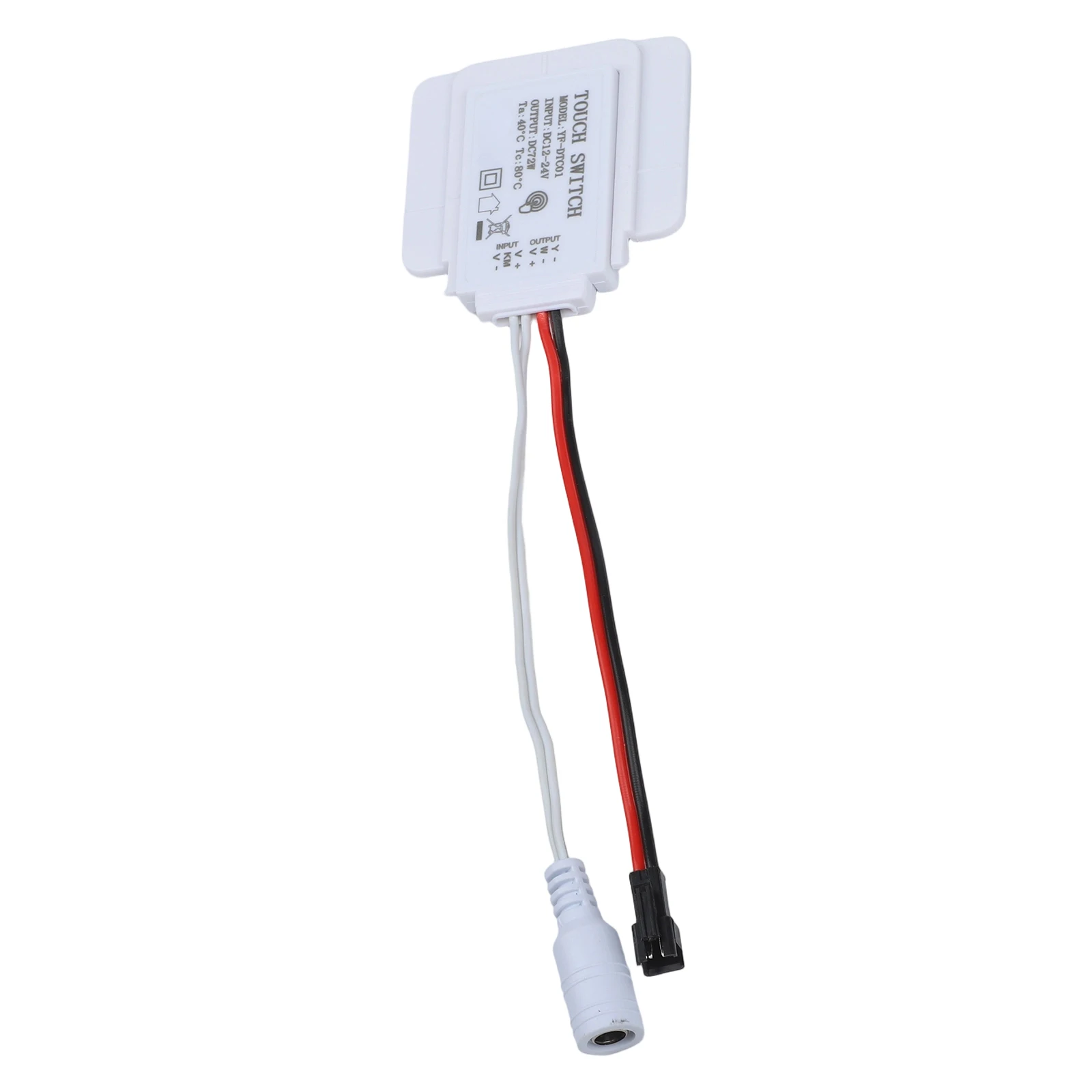 12V DC Touch Switch 5A for Dimmable for LED Mirror Lighting Applications Including Bathroom Vanity and for hotel Mirror Cabinet