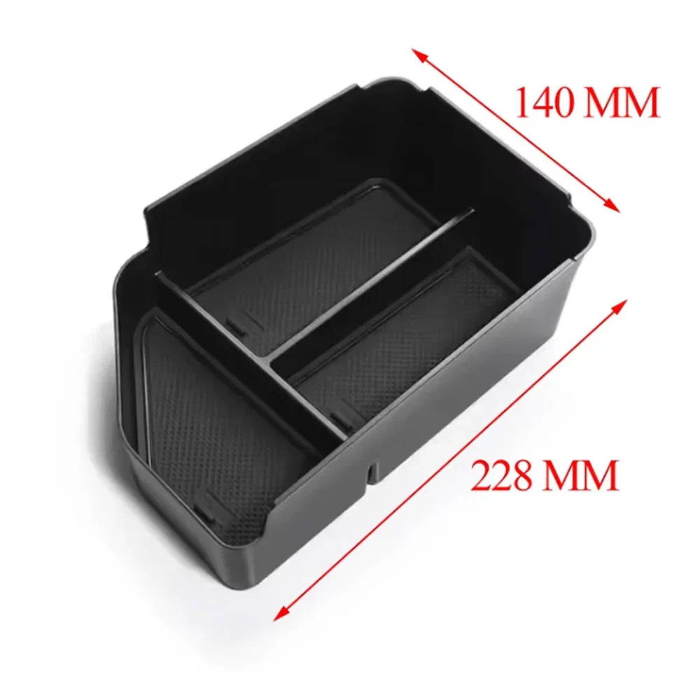 Für KIA EV6 2021 2022 2023 2024 LHD ABS Auto-Armlehnen-Aufbewahrungsbox Mittelkonsolen-Organizer-Ablage Auto-Zubehör – Detail 2