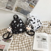 Funny Cow Spot Backpack Mini Fashion Casual Rucksack Backpack Bag Travel Bag Women Ladies Handbag Women's Bags
