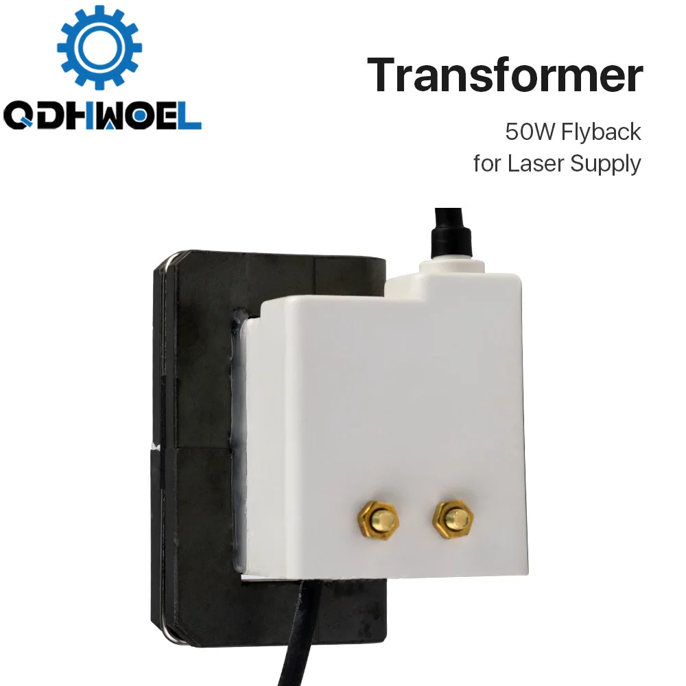 QDHWOEL 50W High Voltage Flyback Transformer for CO2 Laser Power Supply PSU MYJG-50W