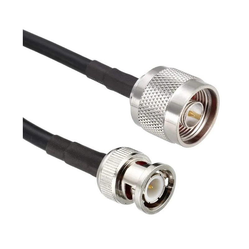 RG58 BNC Male to N Male Adapter Extension Jumper Cable 50 Ohm for Antenna,Ham Radio,Oscilloscope,Analyzer,Signal Booster Use