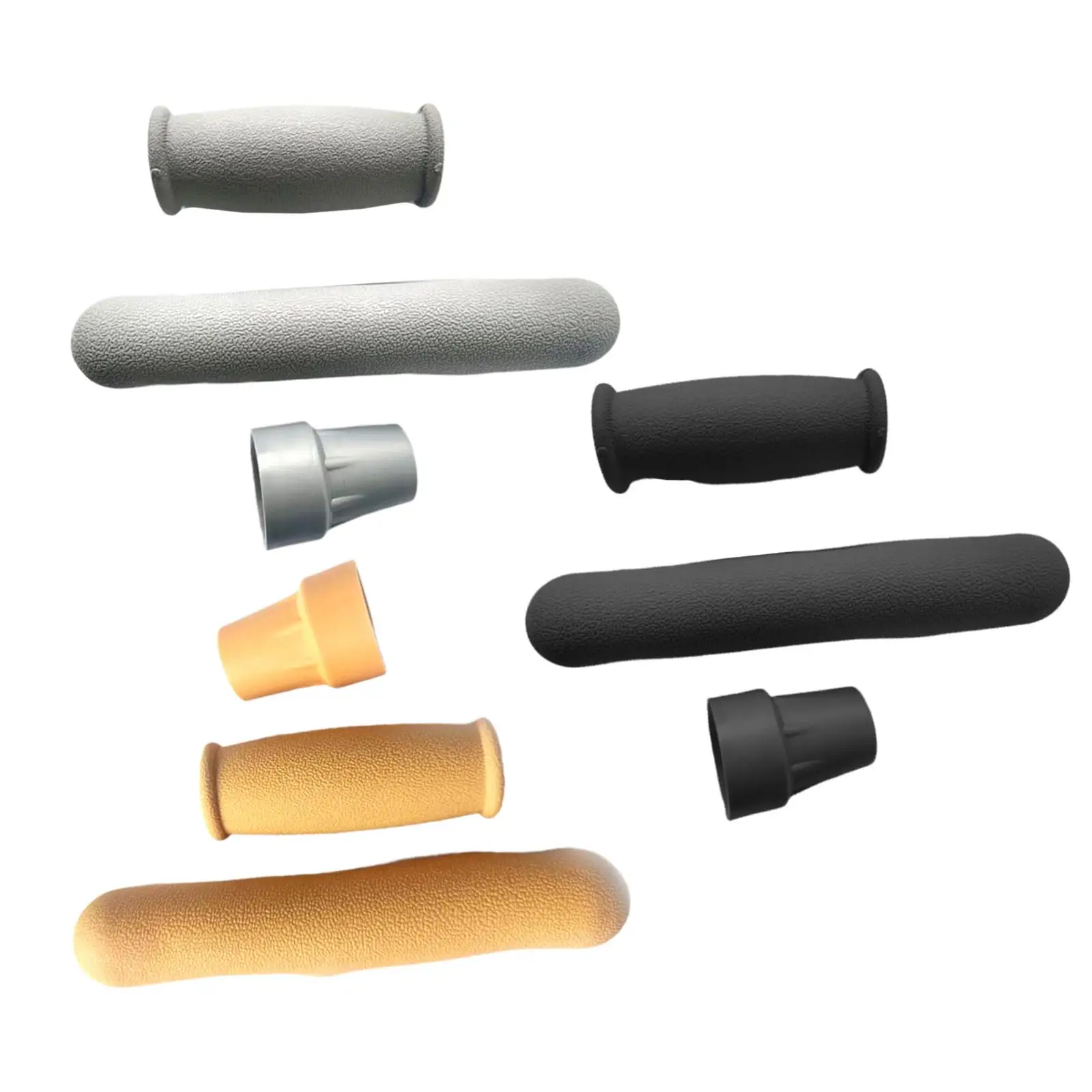 

Replacement Crutch Pads for Walking Arm Crutches,Anti Slip,Comfort for Handles and Underarm Parts, Padding Hand Grip, Feet Cap