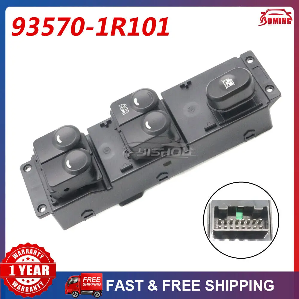 93570-1R101 New Front Left Power Window Switch Control Master Switches For Hyundai Accent 2013-2017 935701R101 93570 1R101