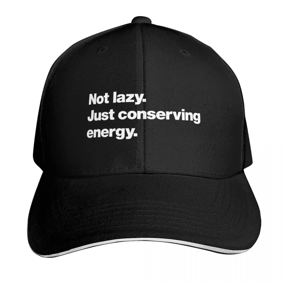 Not lazy. Just conserving energy. Baseball Cap golf hat genuine Ball Cap sun hat Cosplay Caps For Women Men's