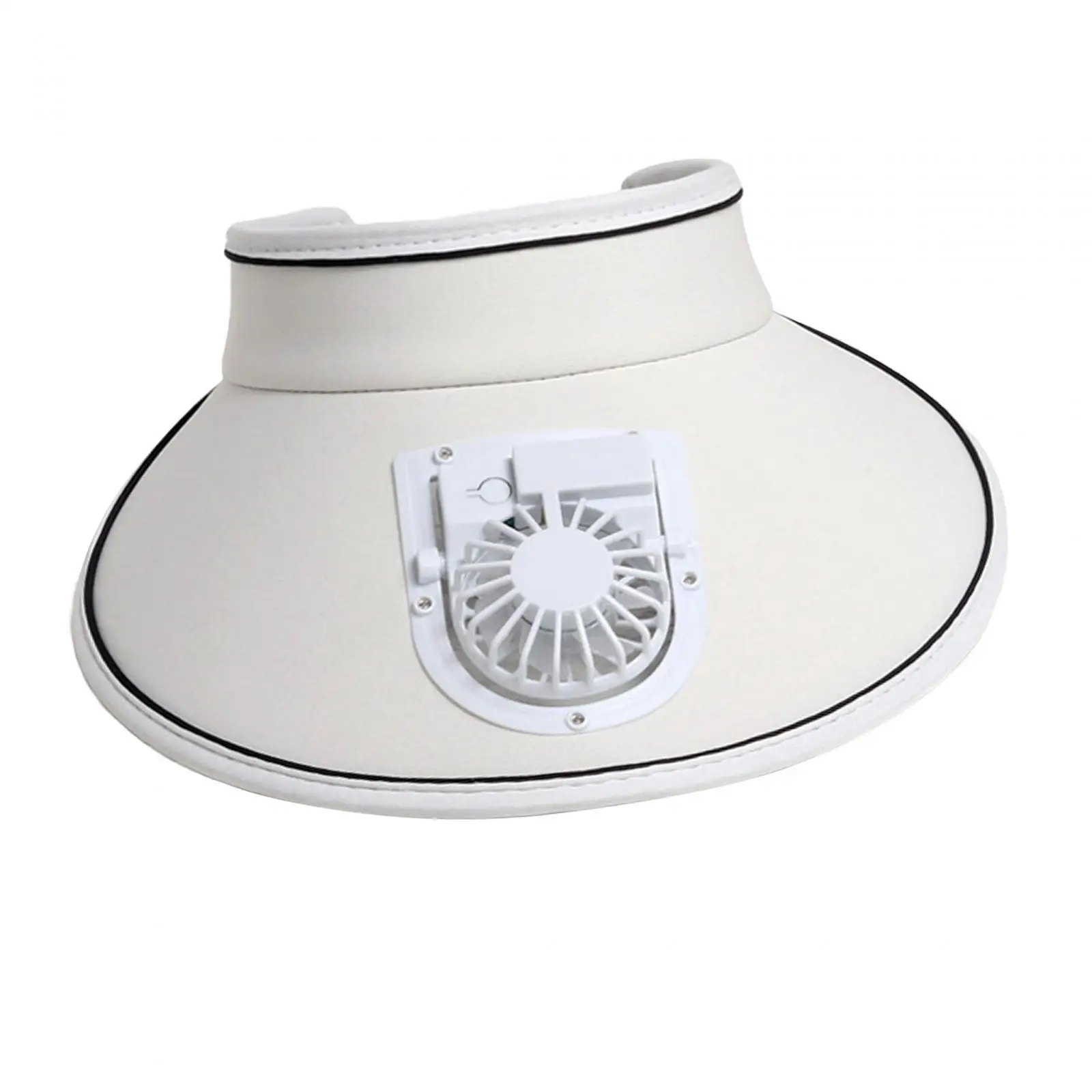 Portable Sun Visor Cap with Integrated Fan for Outdoor Adventures
