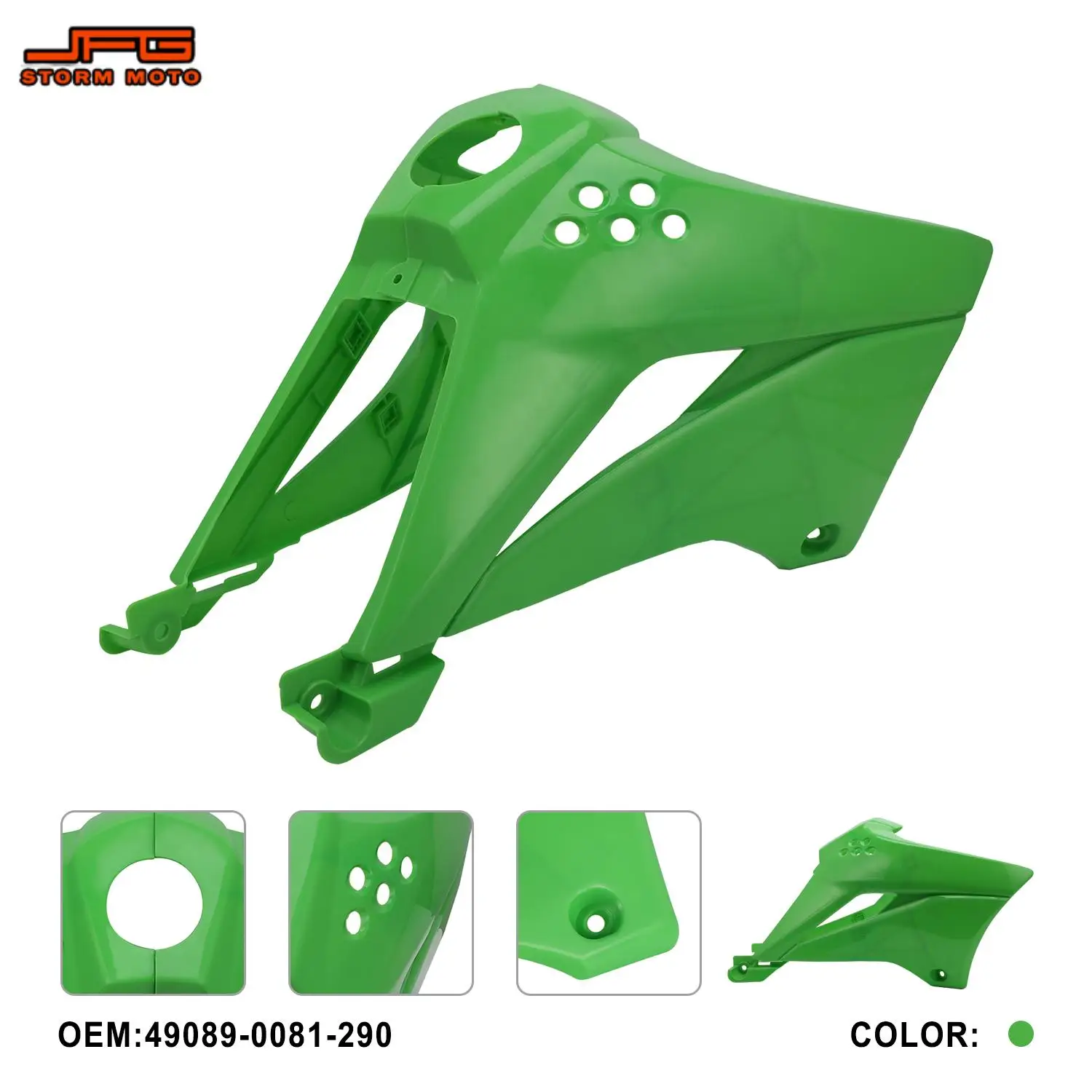 Fuel Tank Cover Kit Plastic Motorcycles Accessories For KLX110 KLX110L 2011 2012 2013 2014 2015 2016-2025 Motocross Dirt Bike