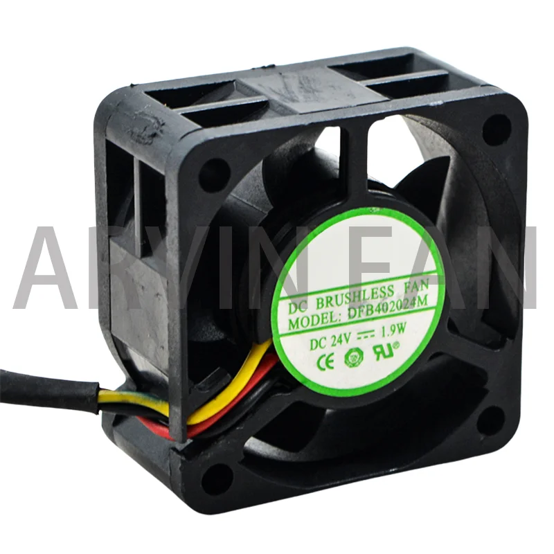 Nuevo DFB402024M 4cm 4020 40mm ventilador DC24V 1,9 W 3 líneas doble bola inversor interruptor servidor ventilador de refrigeración