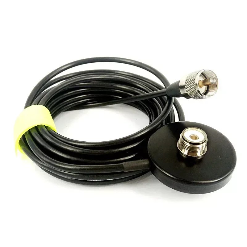 SO239 Adapter podstawy magnetycznej PL259 Złącze antenowe dla Yaesu Vertex Kenwood TYT HYT Samochodowe mobilne walkie talkie Akcesoria