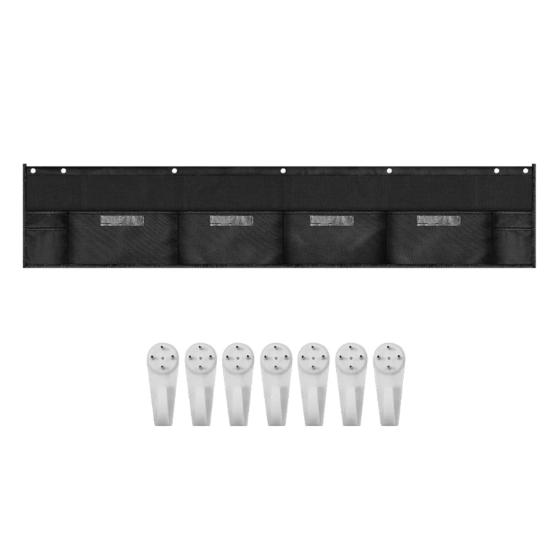 4 Pocket Storage Pocket Chart Horizontal File Organizers Pocket Chart for Office, School, Classroom Whiteboard 896C