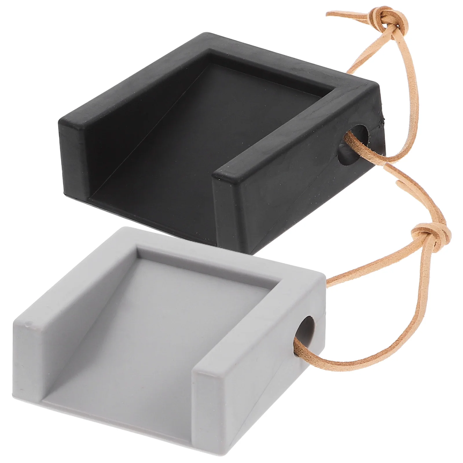 

2 Pcs Storm Door Stopper Doorstop Wall Doorstops for inside Stoppers Bottom of Security Wedge Decorative