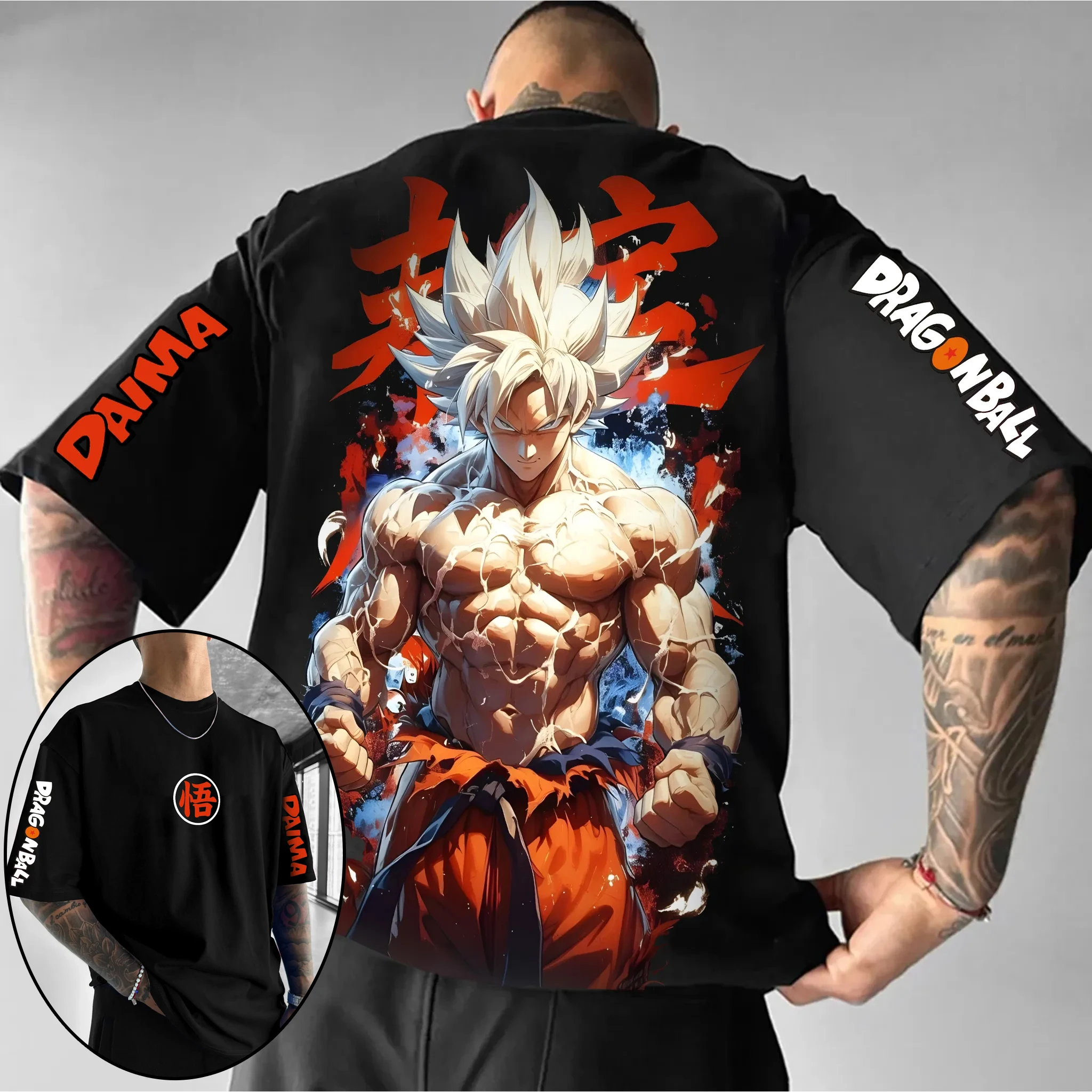 Dragon ball anime japonês impresso camiseta masculina majin buu meninos crianças harajuku manga curta crianças goku camiseta roupas de verão