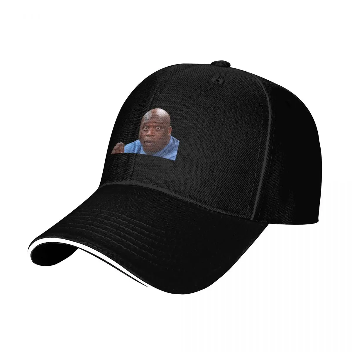 

surprised shaq hd Baseball Cap Sunscreen Hat Luxury Brand derby hat Boy Women's