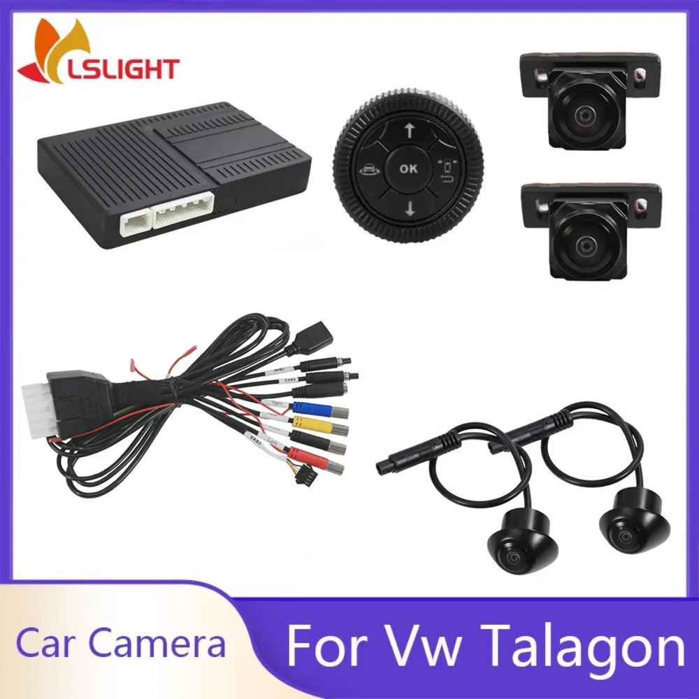 

Автомобильная универсальная камера для моделей автомобилей Vw Talagon AHD 360° ° Панорамная система «Птичье глаз» Dashcam Электронные аксессуары