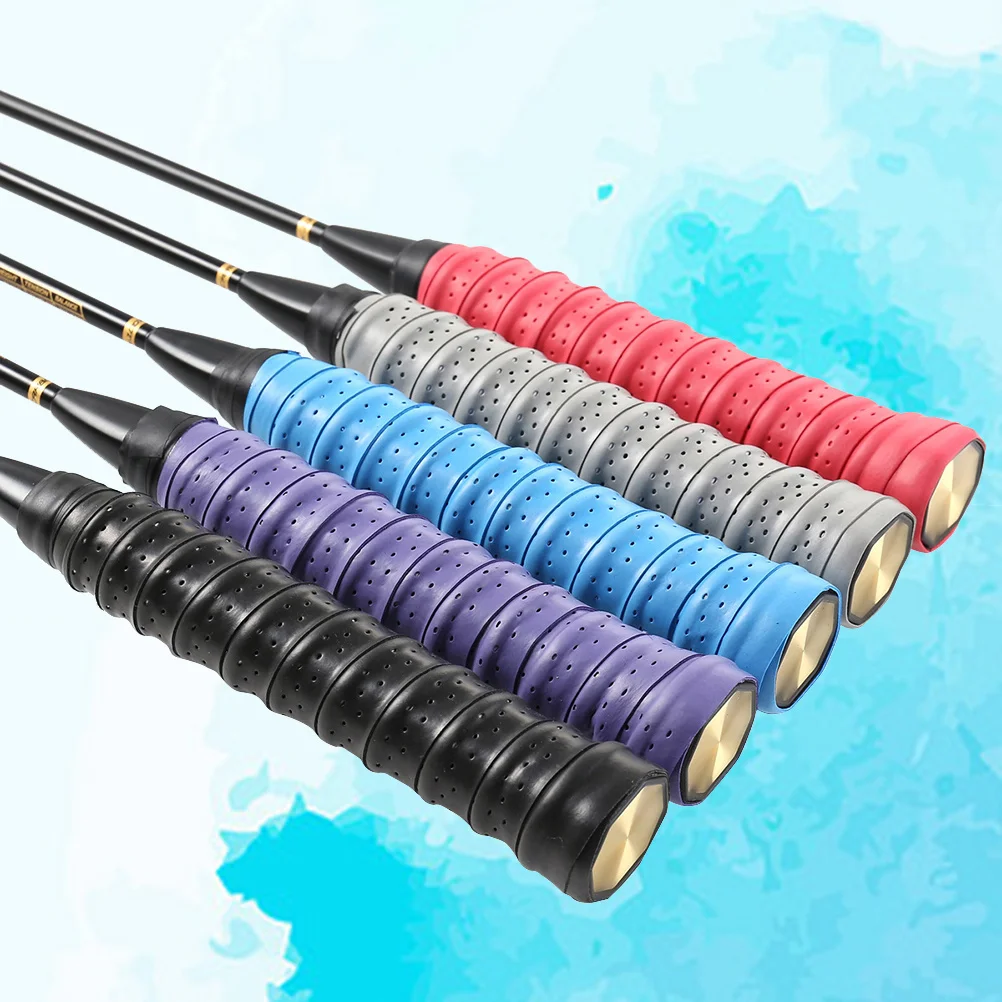 10 Stuks Hoge Kwaliteit Anti-Slip Racket Grip Tape Ademend Overgrip Voor Tennis Badminton Squash Sport Racket Hengel sprong