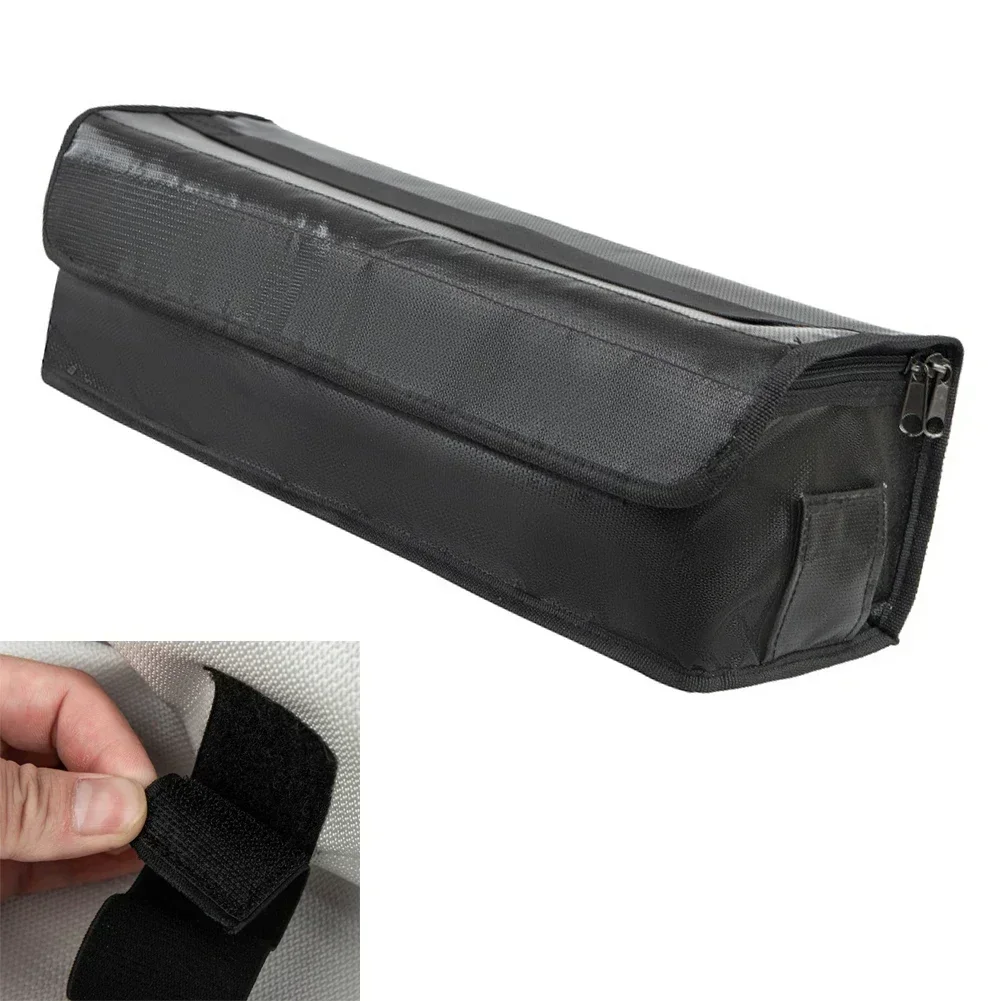 1pc Portable Fireproof Storage Bag Fire Resistant ExplosionProof Lipo Safety Storage Bags For E-Bike Lithium Battery Accessories