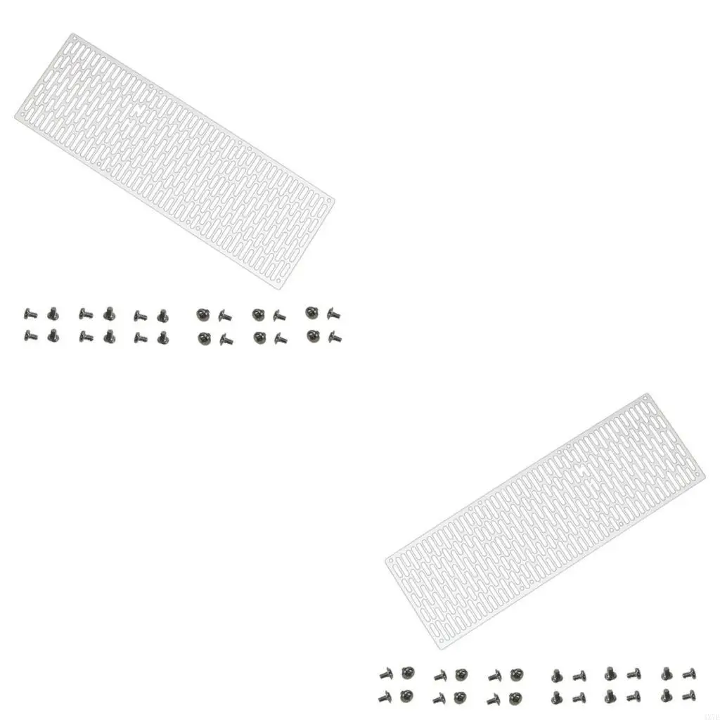 

4X7E Cooling Fan Radiator Guard Dust Filter 14/28/42cm Metal Cover for Computers