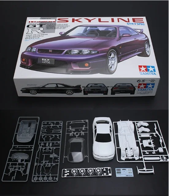 

TAMIYA Scale car model kit 24145 GT-R V-Spec (R33) 1/24 Hobby collection of toy models