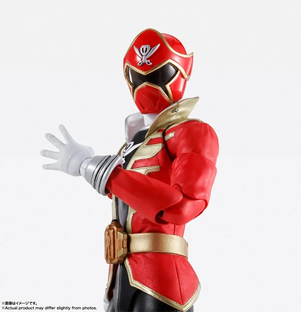 New Bandai Direct Original Kaizouku Sentai Gokaiger Anime Figure Shf True Bone Carving Gokai Red Action Figure Birthday Gift