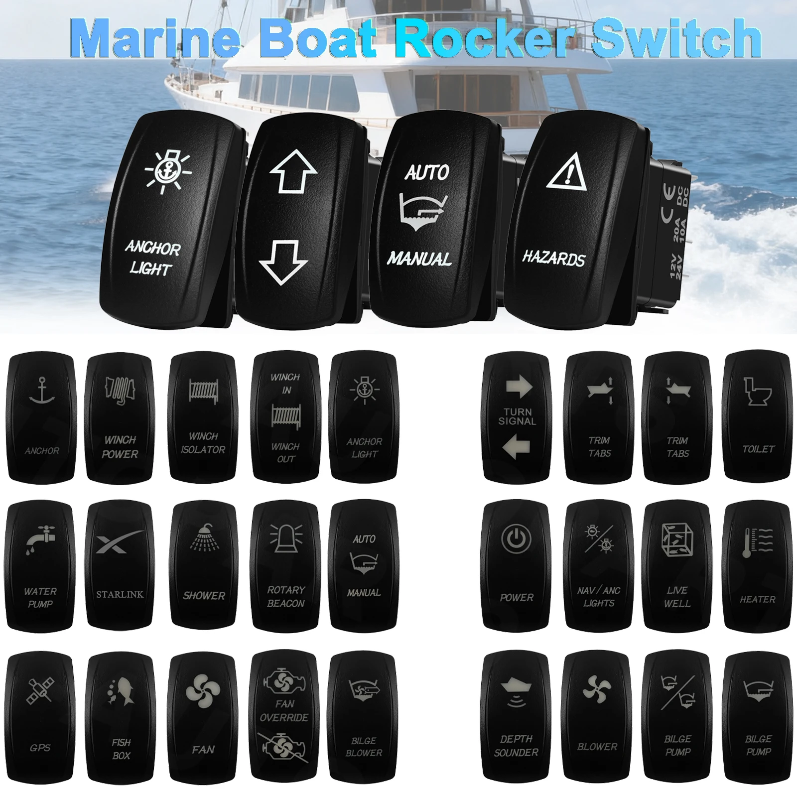 Marine Rocker Switc…