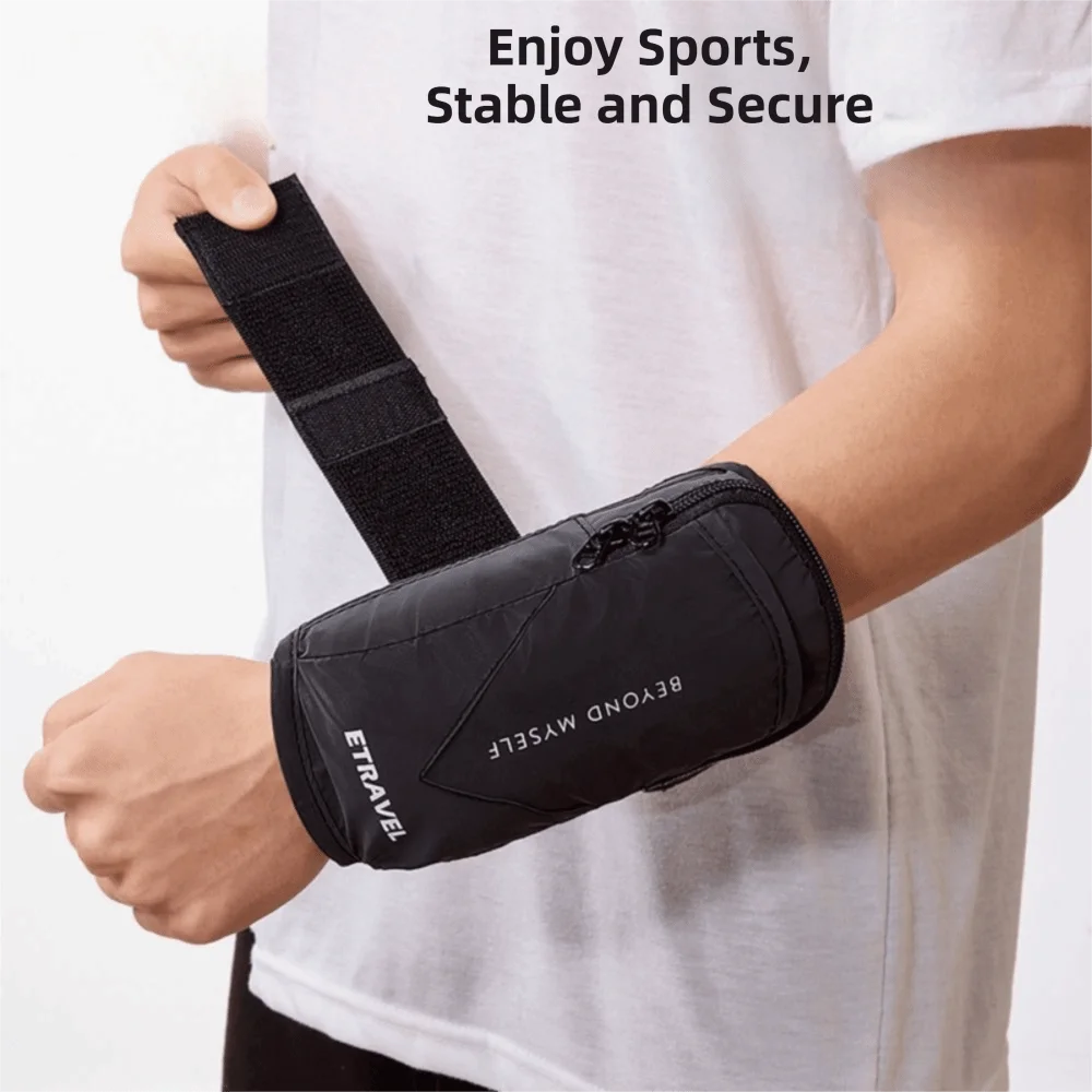 Fitness Gear Waterproof Phone Armband Reflective Night Running Mobile Phone Arm Bag Universal Arm Wrist Pouch Outdoor Running
