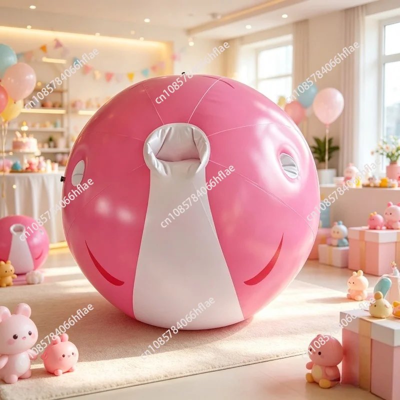 Custom High Quality Adult Pink Inflatable Blueberry Shape Ball Complete Set