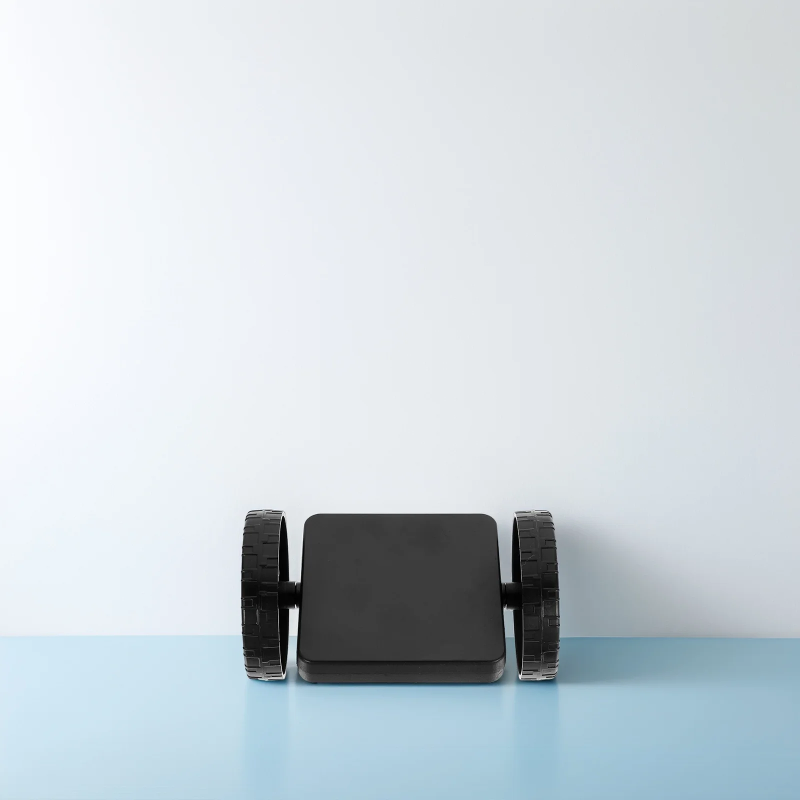 Ruedas de construcción magnéticas para niños, 2 uds., color negro, DIY, forma 2D 3D, creatividad, desarrollo del cerebro, ruedas de juguete