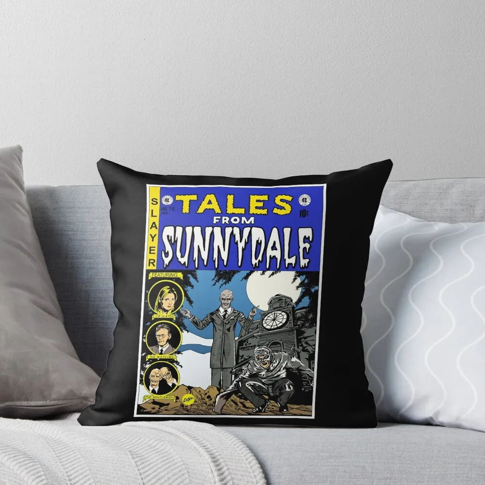

Tales from Sunnydale Throw Pillow Cushion Child Embroidered Cushion Cover home decor items sleeping pillows pillow