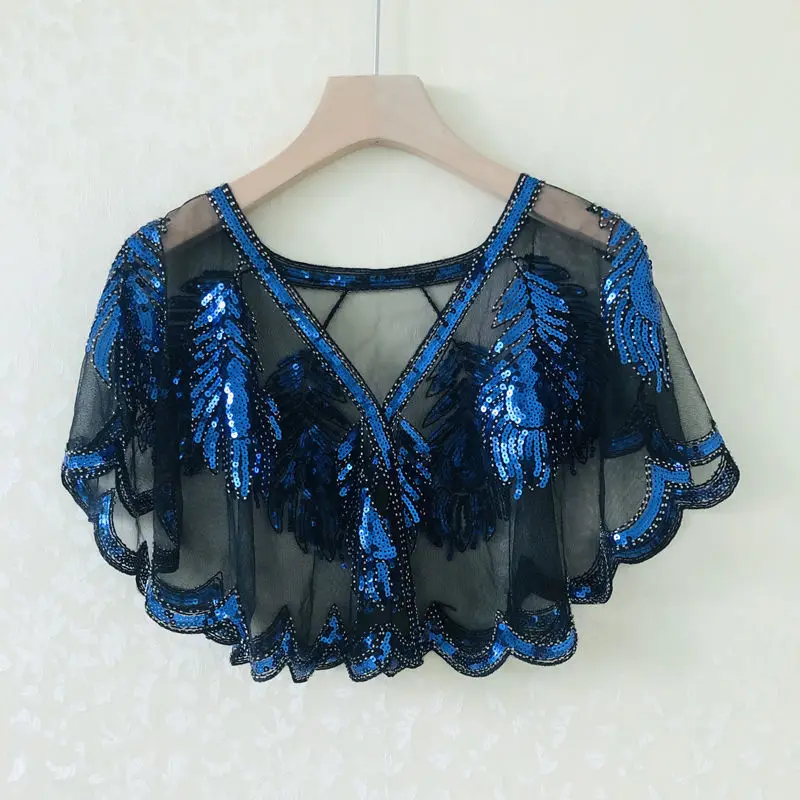 Summer New V-neck Fashion Shawl Women High Street Casual Loose Button Elegant Cardigan Embroidered Sequined All-match Y2K Tops