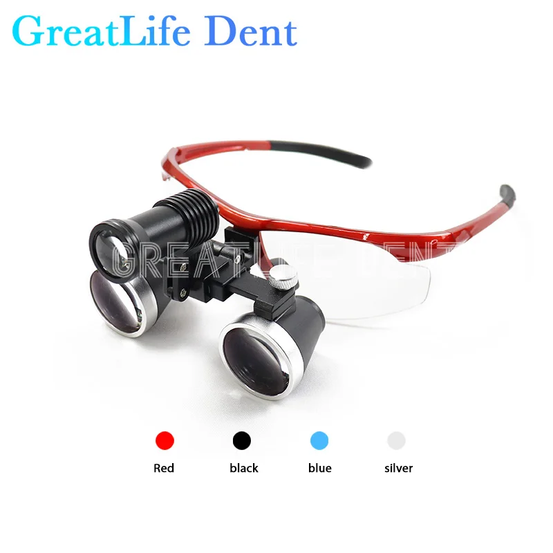 

GreatLife Dent Dental Magnifier 2.5x /3.5x Medical Loupes Magnification Binocular Headlight Headlamp 3W/5W Seperately