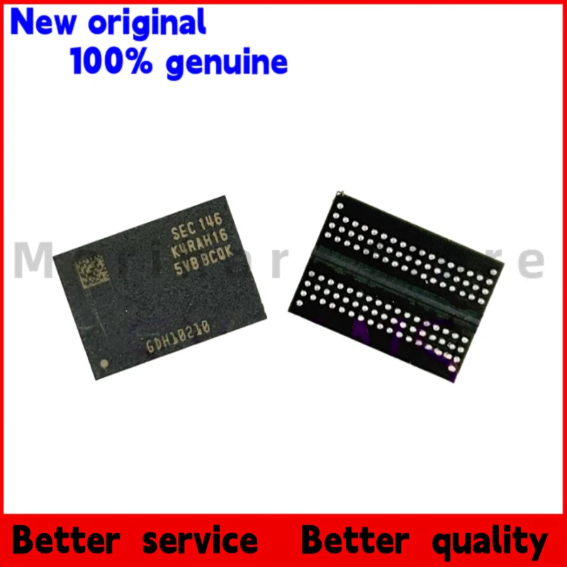 

1PCS/100% new K4RAH165VB-BCQK DDR5, single chip 2G, 106 pins Black plastic casing