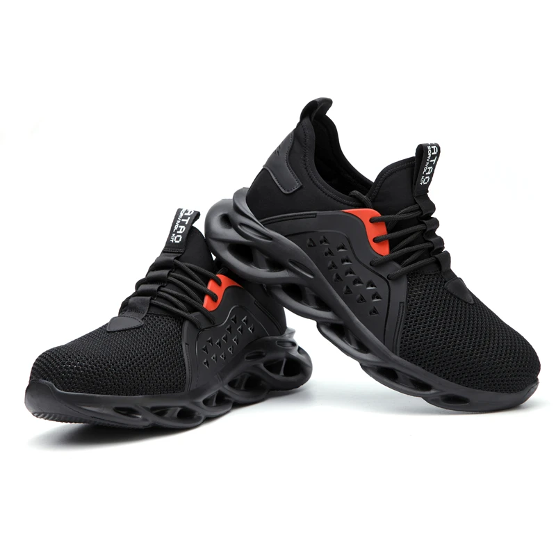 

Men Puncture-Proof Work Boots Steel Toe Shoes Comfortable Indestructible Safety Shoes Men Work Sneakers Light Security Boots