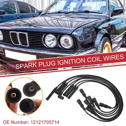 UXCELL 7pcs Car Spark Plug Coil Wires Ignition Coil Harness Cable 7mm Fit for BMW 325es 1986-1987 528e 1982-1987 2.7L
