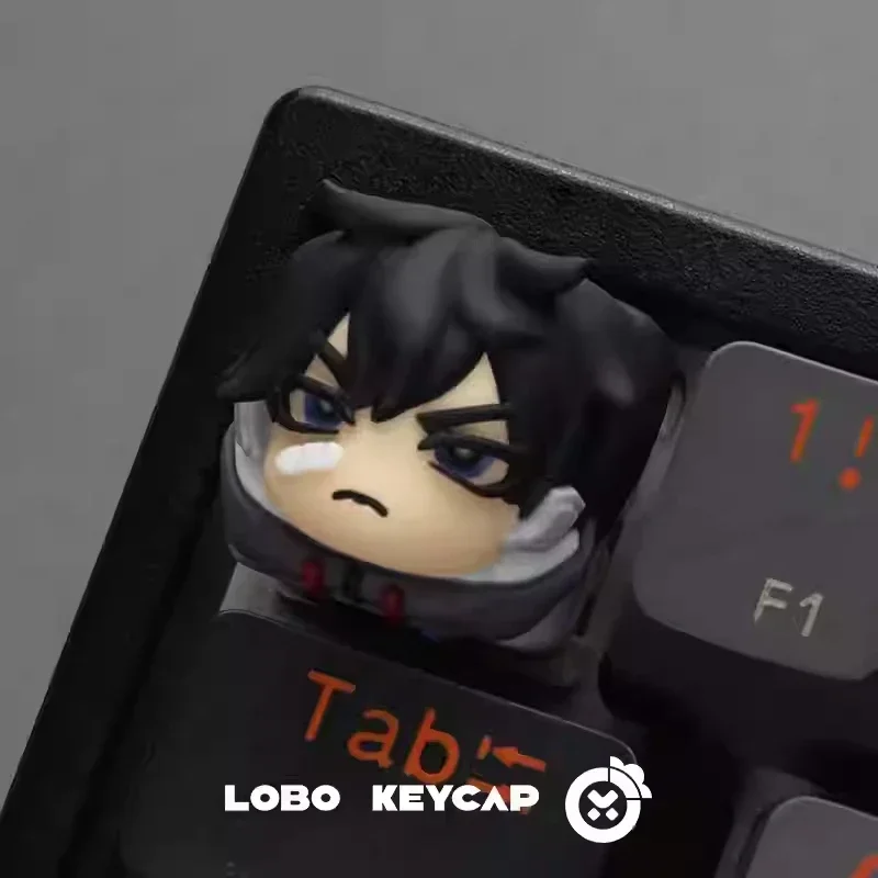 VALORANT Keycaps Resin Art Mechanical Keyboard Original Game Jett Key Cap Custom Cartoon Keycap Cute PC Gamer Accessories Gift