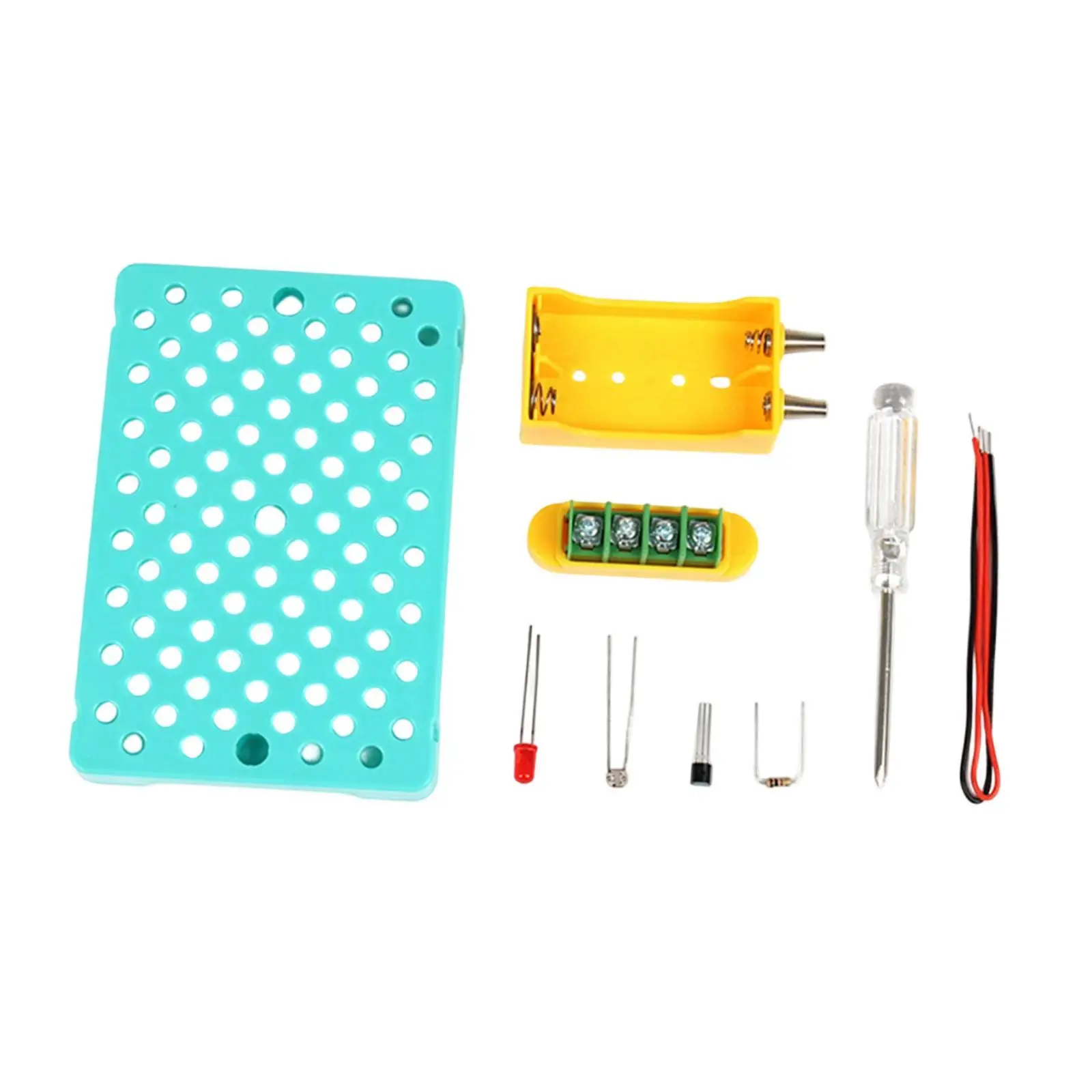 Experimento de aprendizaje con interruptor controlado por luz para niños y niñas, estudiantes y adolescentes