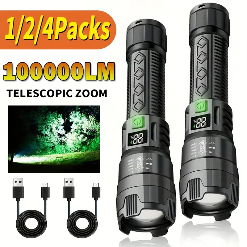 belle-lampe-de-poche-led-haute-puissance-2000lm-batterie-integree-usb-rechargeable-forte-lumiere-torche-tactique-camping-en-plein-air-randonnee-lante