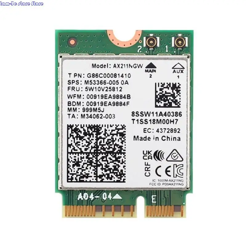 D0UA BT5.3 WiFi Module- Wi-Fi6e 2.4/5/6G Три-диапазона Гигабит- беспроводная сетевая карта cnvio