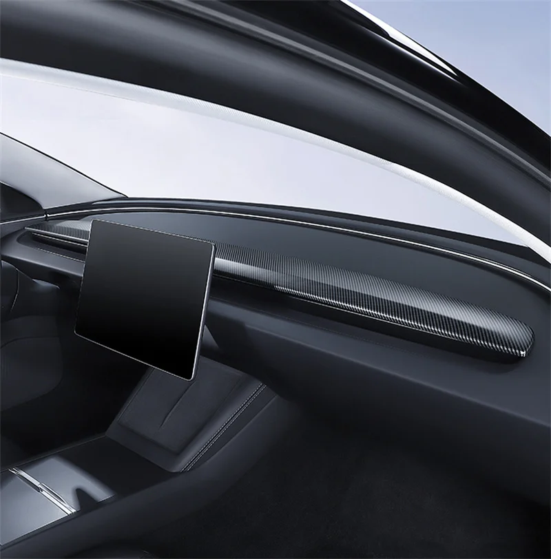 HEENVN Für Tesla Model 3 Highland Y Juniper ABS Armaturenbrett-Abdeckung Luftauslass-Verkleidung Innenraum-Stilzubehör – Detail 16