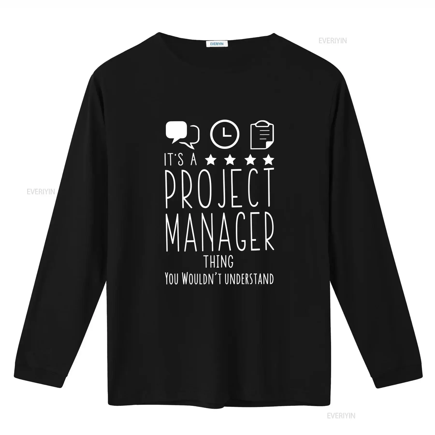 Cool Project Manager Thing T Shirt for Men Unique Design Comfortable Fit vintage Washed graphic Slightly Casual Unisex