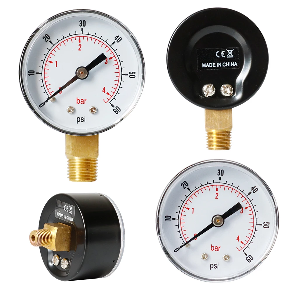 40mm Face Pressure Gauge 1/8\